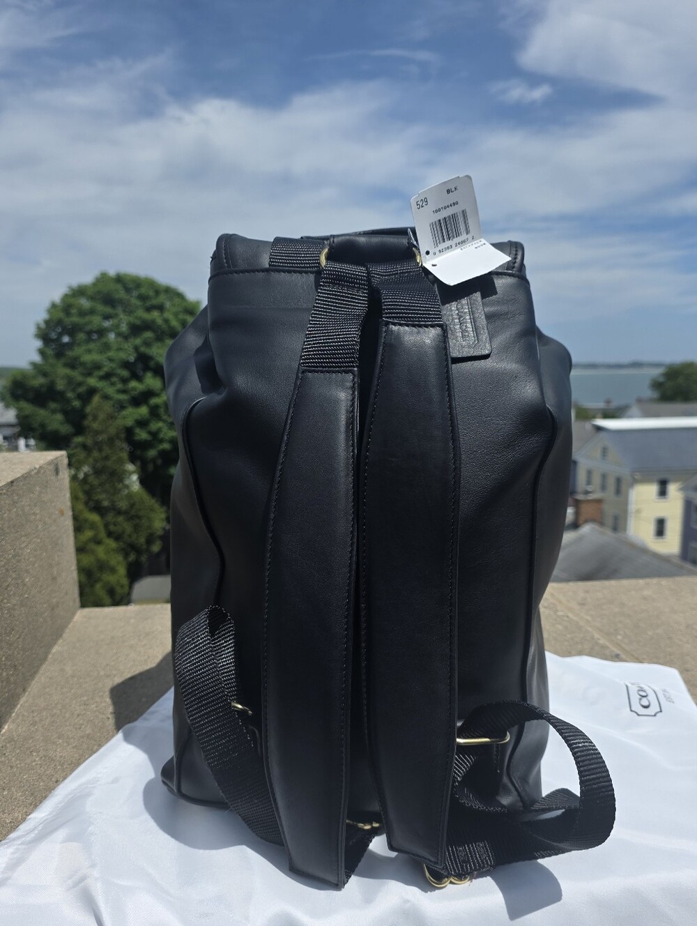 New, Vintage Coach XL Backpack, USA - Picture 7 of 16